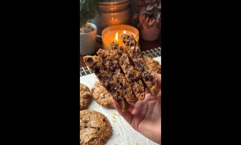 Salted Caramel Espresso Cookies