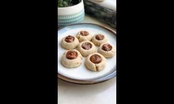 Sea Salt Dulce de Leche Thumbprint Cookies