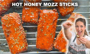Delicious Hot Honey Mozzarella Sticks