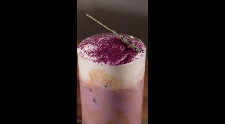 Purple Sweet Potato Latte
